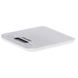 Elektroniczna metalowa waga kuchenna inox Mesko MS 3169 white do 5 kg