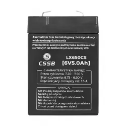 Akumulator żelowy CSSB 6V 5Ah