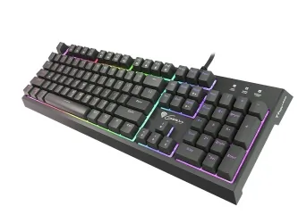 Klawiatura hybrydowa Genesis THOR 200 RGB podświetlana klawiatura + mysz + słuchawki + pad + mata gamingowa dla graczy