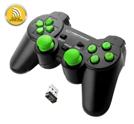 Bezprzewodowy gamepad do PC/PS3 Esperanza GLADIATOR zielony