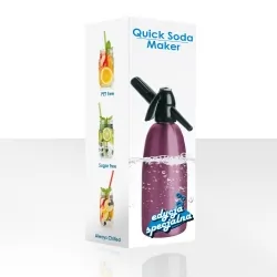 Saturator syfon do wody QUICK SODA SA-01 szary 1L - special edition