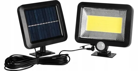 Lampa solarna halogen LED LTC z czujnikiem ruchu i zmierzchu