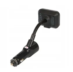 Podświetlany transmiter FM z zestawem głośnomówiącym BLOW Bluetooth 5.0   QC3.0   2,4A