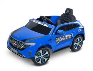 Samochód auto na akumulator Caretero Toyz Mercedes-Benz EQC 400 POLICJA akumulatorowiec + pilot - niebieski