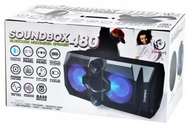 Głośnik bluetooth stereo SoundBOX 480 50W SD USB FM z funkcją TWS