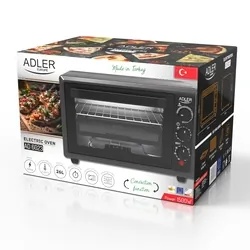 Piekarnik elektryczny 26 L Adler AD 6023   blacha do pieczenia