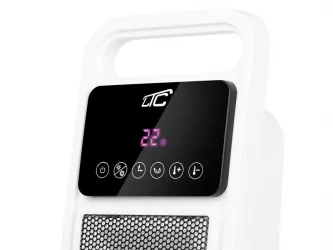 Termowentylator kolumnowy ceramiczny LTC z timerem LCD + pilot