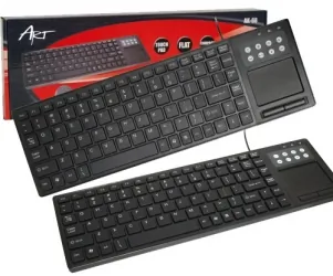 Klawiatura przewodowa touchpad KEYBOARD AK-68 USB