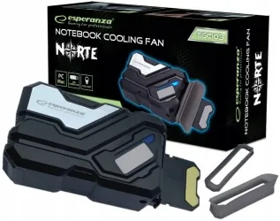 Wentylator chłodzący do notebooka LED USB Esperanza NORTE