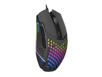 Mysz gamingowa FURY BATTLER 6400DPI podświetlenie lekka + mata