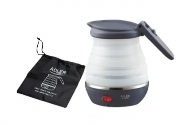 Elektryczny czajnik silikonowy składany turystyczny Adler AD 1279 0,6 L 750 W etui