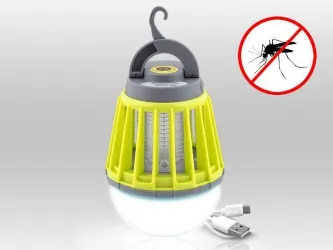 Lampa LED 2w1 owadobójcza UV LTC z pułapką elektryczną na komary