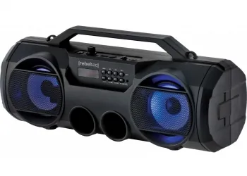 Głośnik bluetooth Rebeltec SoundBOX 440 LED FM USB SD AUX TWS z funkcją karaoke + pilot