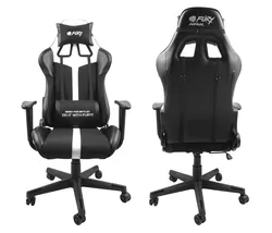 Fotel GAMINGOWY FURY  AVENGER XL czarno-biały