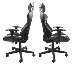 Fotel GAMINGOWY FURY  AVENGER XL czarno-biały