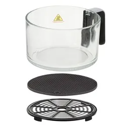 Frytkownica beztłuszczowa Airfryer Adler AD 6316 ze szklaną misą 3L