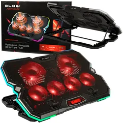 Gamingowa podstawka chłodząca pod laptop BLOW Adrenaline VORTEX podświetlana LED RGB