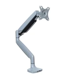 Gazowy uchwyt biurkowy do monitora TV 17-45 cali ART L-35HD Heavy Duty 15kg 1xUSB 1xUSB-C 3.0