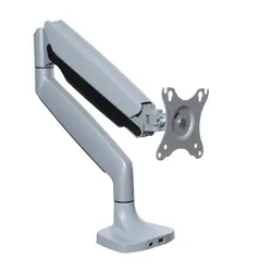 Gazowy uchwyt biurkowy do monitora TV 17-45 cali ART L-35HD Heavy Duty 15kg 1xUSB 1xUSB-C 3.0