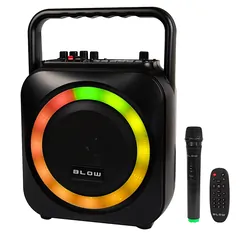 Głośnik bluetooth BLOW BT800 100W   mikrofon   pilot USB SD FM AUX