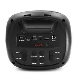 Głośnik bluetooth przenośny BeatFlow karaoke speaker radio FM AUX USB-C 35W TWS   mikrofon
