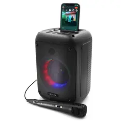 Głośnik bluetooth przenośny BeatFlow karaoke speaker radio FM AUX USB-C 35W TWS   mikrofon