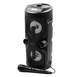 Głośnik bluetooth przenośny Harmony karaoke speaker radio FM AUX USB 40W   mikrofon