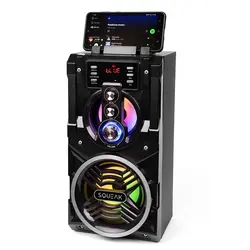Głośnik bluetooth przenośny Squeak BeatBoxer radio RGB USB-C karaoke   mikrofon