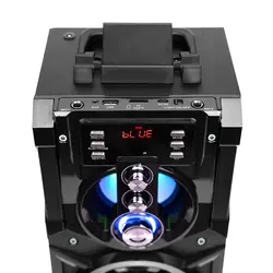 Głośnik bluetooth przenośny Squeak BeatBoxer radio RGB USB-C karaoke   mikrofon