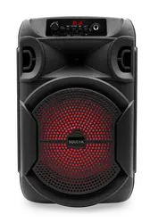 Głośnik bluetooth przenośny Squeak PulseTower radio FM USB-C AUX 35W