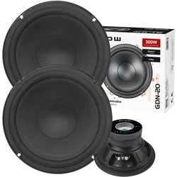 Głośnik niskotonowy uniwersalny BLOW GDN20 8Ohm 300W zestaw 2 sztuk