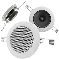 Głośnik sufitowy 3'' Qoltec wodoodporny RMS 2W 8 Ohm biały