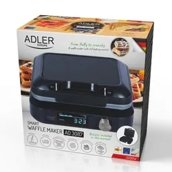Gofrownica z wyświetlaczem LED Adler AD 3087 2200W