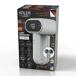 Golarka do tkanin z wyświetlaczem LCD Adler AD 9622 biała