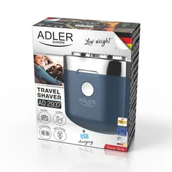 Golarka podróżna 2 głowicowa z USB Adler AD 2937