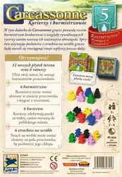 Gra CARCASSONNE Kurierzy i burmistrzowie - 5 (trzecia edycja) dodatek Bard