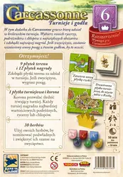 Gra CARCASSONNE pl 3 ED. 6.TURNIEJE I GODŁA - dodatek Bard