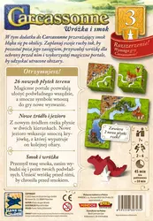 Gra CARCASSONNE Wróżka i smok - 3 (trzecia edycja) dodatek pl Bard