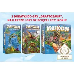 Gra DRAFTOZAUR - 2 DODATKI Pterodaktyle oraz Plezjozaury