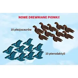 Gra DRAFTOZAUR - 2 DODATKI Pterodaktyle oraz Plezjozaury