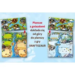 Gra DRAFTOZAUR - 2 DODATKI Pterodaktyle oraz Plezjozaury