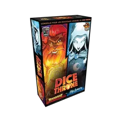 Gra karciana DICE THRONE: BARBARZYŃCA vs KSIĘŻYCOWA ELFKA - Lucky Duck Games
