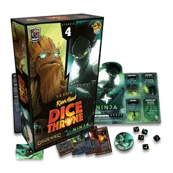 Gra karciana DICE THRONE: DRZEWIEC vs NINJA - Lucky Duck Games