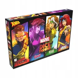 Gra karciana MARVEL DICE THRONE : CYCLOPS, GAMBIT, JEAN GRAY, ROGUE- Lucky Duck Games