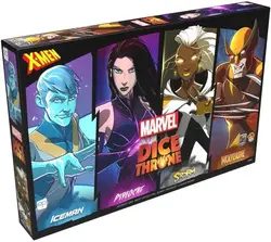 Gra karciana MARVEL DICE THRONE : ICEMAN, PSYLOCKE, STORM, WOLVERINE - podstawa Lucky Duck Games