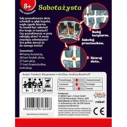 Gra karciana SABOTAŻYSTA - Rebel