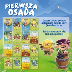 Gra PIERWSZA OSADA - podstawa - Nasza Księgarnia