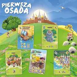 Gra PIERWSZA OSADA - podstawa - Nasza Księgarnia