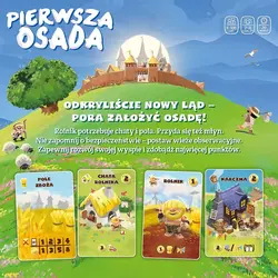 Gra PIERWSZA OSADA - podstawa - Nasza Księgarnia