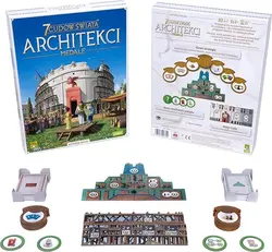 Gra planszowa ARCHITEKCI 7 CUDÓW ŚWIATA: MEDALE dodatek - Rebel